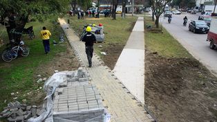 Se pusieron en marcha las tareas para la puesta en valor de la avenida Peñaloza