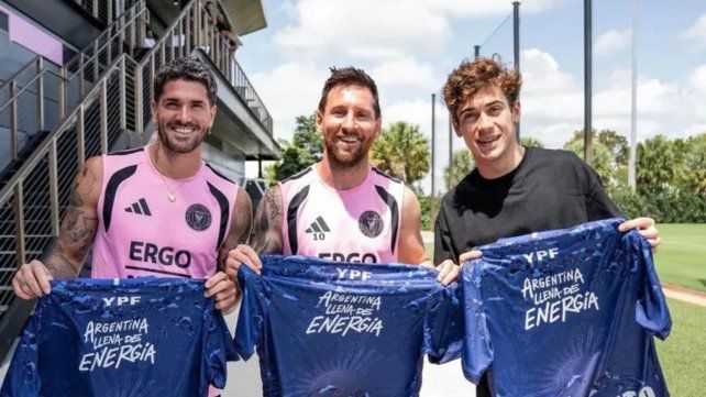 Franco Colapinto cumplió su sueño y se encontró con Lionel Messi en Miami