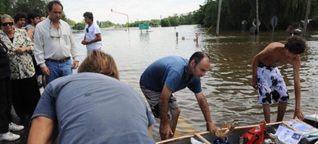 Ministros bonaerenses van a Areco para analizar causas de inundaciones