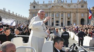 No tengan miedo a casarse, les dijo el Papa Francisco a los novios en San Valentín