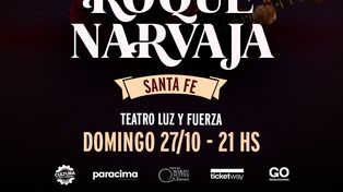 Roque Narvaja llega a Santa Fe presentando todos sus éxitos