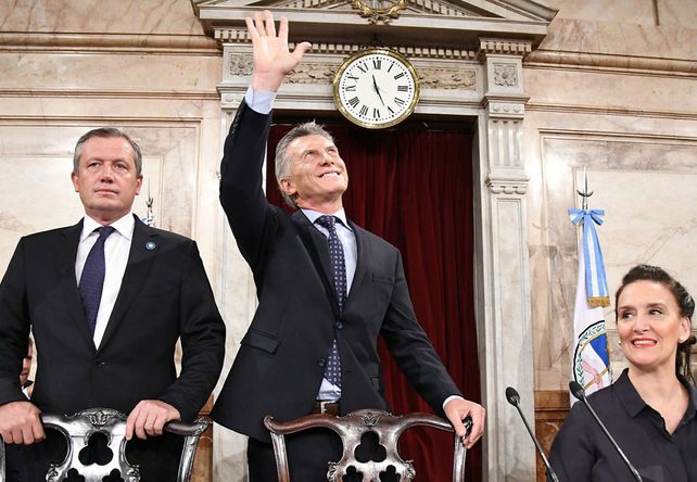 Mauricio Macri en el Congreso.