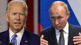 El presidente de Estados Unidos, Joe Biden, y el de la Federación Rusa, Vladimir Putin.&nbsp;