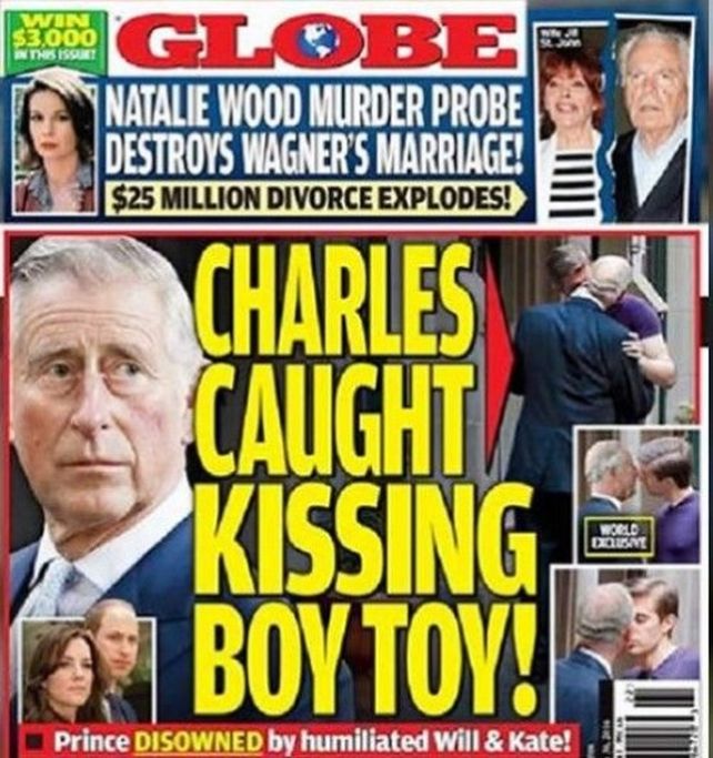 Escándalo mundial: el Príncipe Carlos a los besos con otro hombre