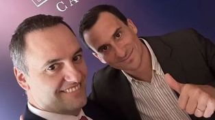 Manuel Adorni junto a Javier Linari, a quien designó como su heredero natural