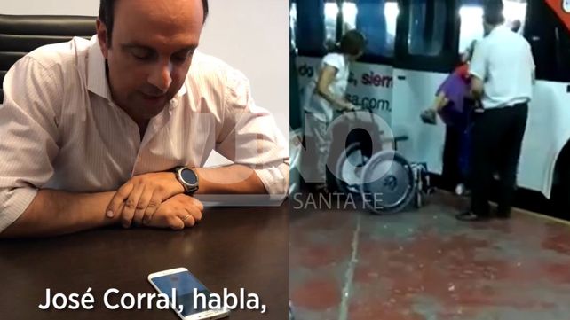 Corral llamó a los colectiveros que emocionaron a Santa Fe con su gesto