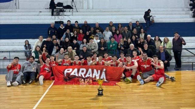 El combinado de la APB derrotó en la final a Concepción del Uruguay por 84-77 y festejó.