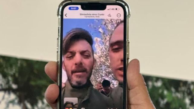La videollamada de los hermanos Cunio a su madre Silvia. Ariel y David permanecieron más de 700 días como rehenes
