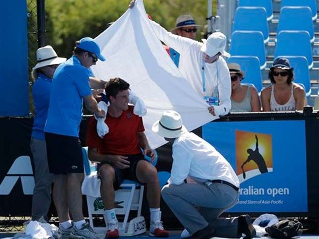 Vi a Snoopy, dijo el tenista que alucinó con el calor de Australia