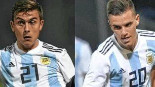 Dybala y Lo Celso son los elegidos para utilizar los dorsales de Messi y Di María