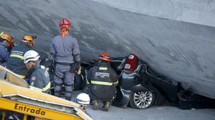 Fatal derrumbe de un viaducto en una de las sedes mundialistas