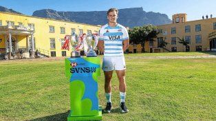 El capitán de Los Pumas 7´s, Santiago Álvarez, en la antesala del Seven de Ciudad del Cabo.