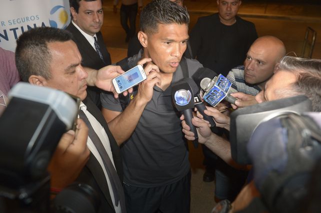 Teo Gutiérrez fue uno de los pocos jugadores que habló cuando llegaron a Formosa.&nbsp;