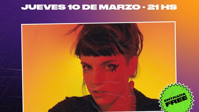 Vale Acevedo, representante de las nuevas voces femeninas del rock nacional, en Santa Fe