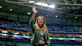 Leila Pereira, presidenta de Palmeiras, no está de acuerdo con el accionar del titular de la Conmebol.