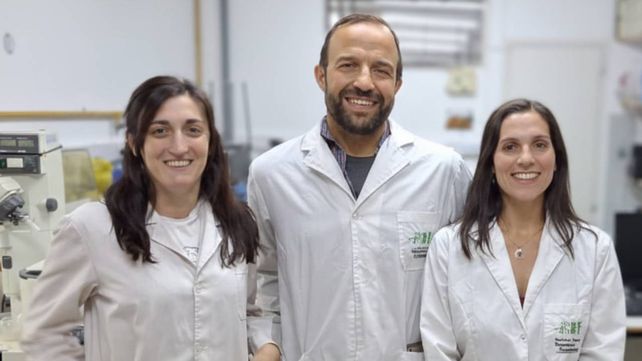 Estefanía Buttasi, Maximiliano Sortino y Melina Di Liberto