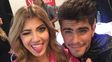 cande ruggeri y un carinoso mensaje para el lider de la banda rombai