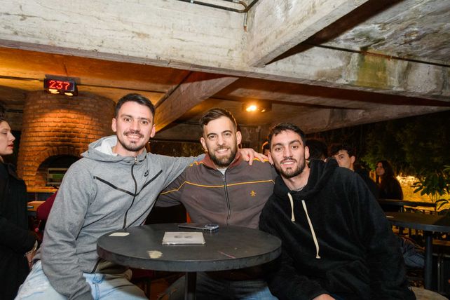 Sergio y Leonardo Duca y Mariano Vandamme.