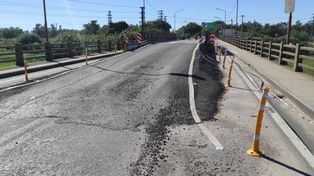 Vialidad Nacional instalará las primeras estructuras para reparar el Puente Carretero
