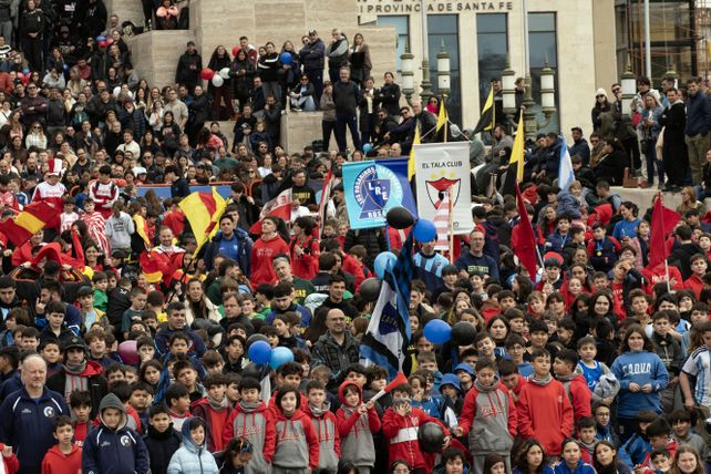 La jornada más convocante se desarrolló este domingo en el Monumento Nacional a la Bandera