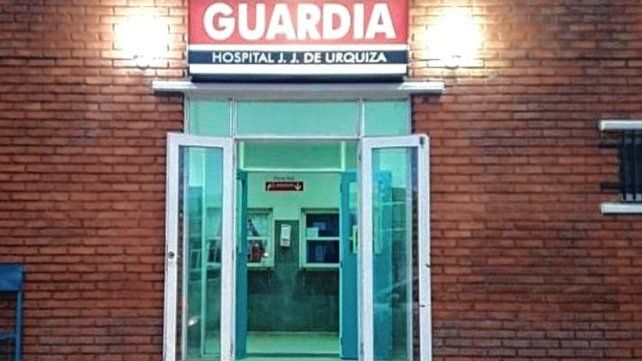 El joven fue atendido en el Hospital Urquiza de Concepción del Uruguay.