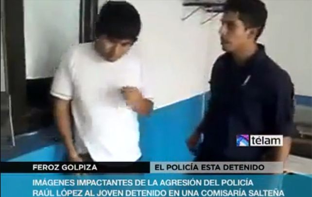 Detuvieron al policía que propinó una brutal paliza a un detenido