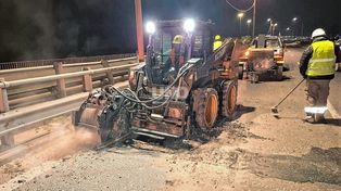 Ruta 168: continúa esta noche la reparación de juntas en los puentes aliviadores