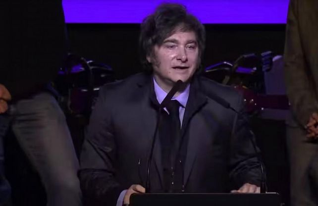 Javier Milei y un polémico discurso este lunes en Junín