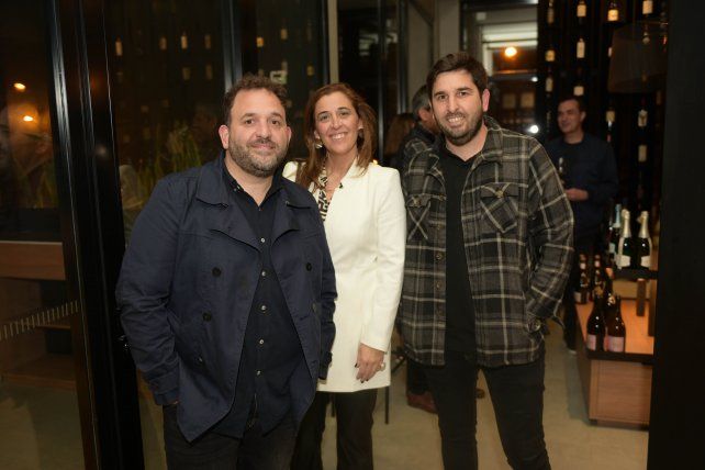 Franco Barsante, Jorgelina Liceaga y Renzo Barsante