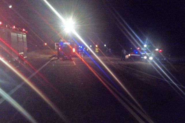 Impactante choque de camiones en la ruta 12
