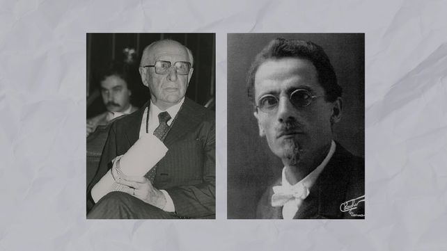 Los matem&aacute;ticos Luis Santal&oacute; y Beppo Levi.
