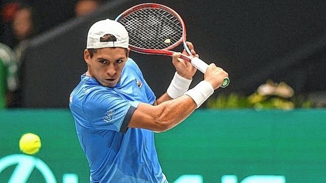 Sebastián Báez perdió su partido y Argentina quedó sin margen de error ante Croacia.