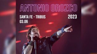 El reconocido cantautor español Antonio Orozco llega a Santa Fe