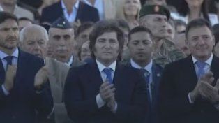 La eufórica entrada de Javier Milei a San Lorenzo