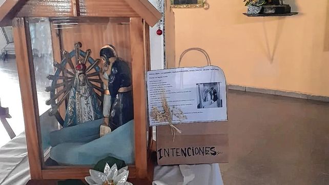 Paraná: visita de la imagen de la Sagrada Familia