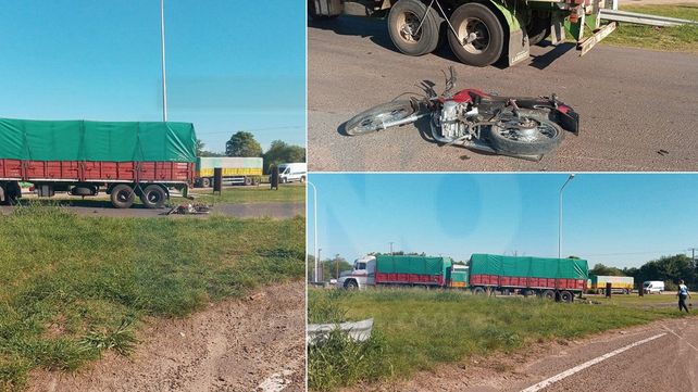 Video aclara cómo ocurrió el choque fatal entre un motociclista y un camión