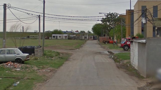 La cuadra donde detuvieron al vendedor de droga.