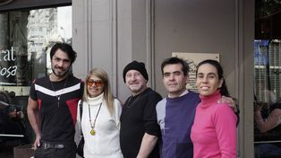 Uriel Mansilla, Marcela Escobar, Jorge Quiroga, Gustavo Cooreman y Jorgelina Dianda, parte de un universo solidario inagotable.