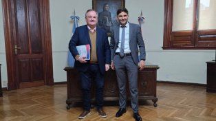 El senador Michlig mantuvo una extensa y productiva reunión de trabajo con el gobernador Maximiliano Pullaro