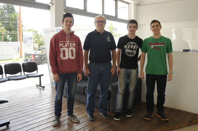 En la foto. Lucas Brugevin