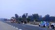 Colón: ciclista lesionada en siniestro vial en Autovía Artigas