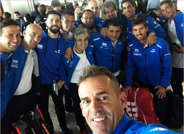 El equipo argentino de Copa Davis viajó a Kazajistán con la misión de evitar el descenso
