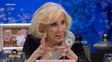 Mirtha Legrand sin pelos en la lengua