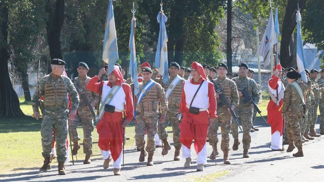 ¡Sí, juro!!! soldados juraron lealtad a la Bandera