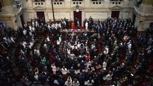 Incomodidad y rechazo por el silencio de Milei en la Asamblea Legislativa