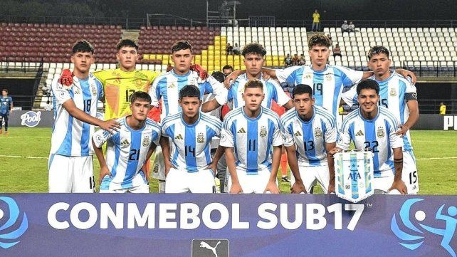 La Selección Argentina Sub 17 goleó a Paraguay en el Campeonato Sudamericano.