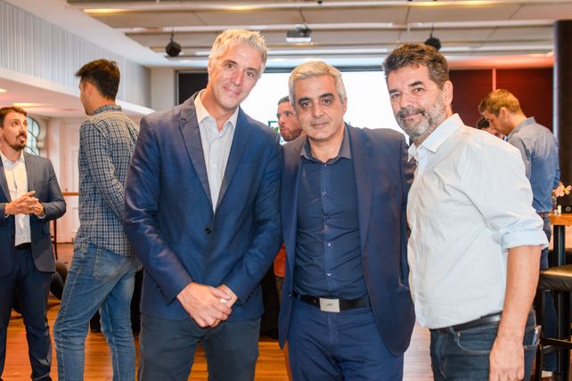 Andrés Williams, Franco Bartolacci y Gonzalo García