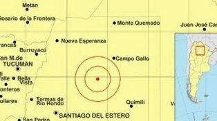Santiago del Estero: un sismo de magnitud 5,8 se registró en la zona central