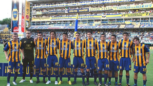 Los once futbolistas de Central que lograron derrotar a Boca en Buenos Aires por última vez en 2010.&nbsp;