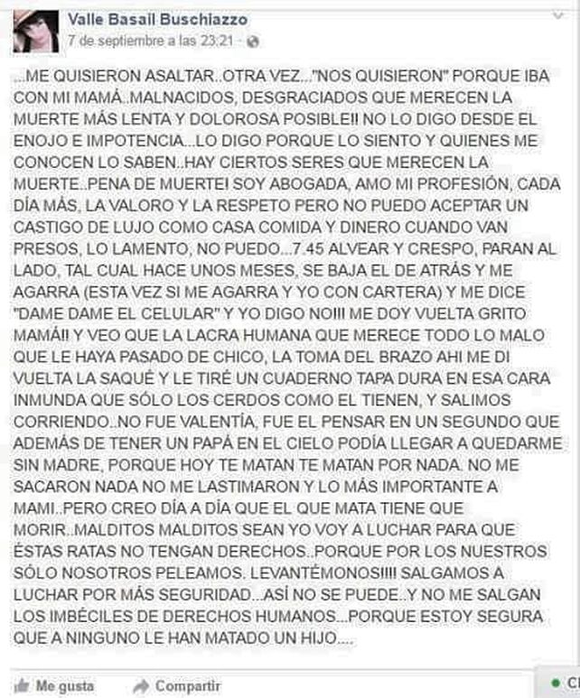 La docente santafesina que fue criticada por una opinión en las redes sociales, se defendió La docente santafesina que fue criticada por una opinión en las redes sociales, se defendió